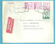 1066+1067 Op Brief Per EXPRES Met Telegraafstempel EUPEN  (Oostkantons)(cantons De L'Est) - 1953-1972 Lunettes