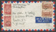 1942 Airmail Cover 60c Double Transatlantic Rate Toronto Ontario To England - Postgeschiedenis