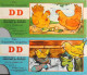 2 BUVARDS - Chausettes Bas Soquettes D.D - Poules Et Oiseaux -  Illustration Maurice Parent N° 3 Et 4 - BE - Dieren