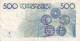 BILLETE DE BELGICA DE 500 FRANCS DEL AÑO 1986 DIFERENTES FIRMAS (BANKNOTE) - 500 Franchi