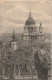 PE 18 - LONDON - BIRD' S EYE VIEW, SHOWING ST PAUL' S (1908)- 2 SCANS - St. Paul's Cathedral