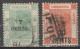 HONG KONG (CHINA) - 1885 - YVERT N°46+48 OBLITERES - COTE 2020 = 22.5 EUR - Oblitérés