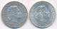 Hollandia 1961-1962. 2 1/2G Ag "Julianna" (2xklf) T:XF Patina Netherlands 1961-1962. 2 1/2 Gulden Ag "Juliana" (2xdiff)  - Unclassified