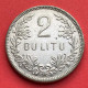 1925 Lithuania .500 Silver Coin 2 Litu,KM#77,3239 - Lituanie