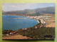 Griffe Purple Postal Linear Stamp MISSENT TO GREAT BRITAIN F8 T,on MALLORCA Pollensa El Puerto Vista Aerea Postcard 1972 - Errors, Freaks & Oddities (EFOs