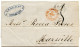 GIBRALTAR - LETTRE DE GIBRALTAR POUR MARSEILLE, 1859 - Gibilterra