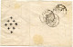 BELGIQUE - COB 30X3 DOUBLE CERCLE BASECLES SUR LETTRE POUR LYON, 1873 - 1869-1883 Léopold II