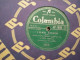 DISQUE COLUMBIA VINYLE 78T - TINO ROSSI - LUNA ROSSA - SI JAMAIS - 78 Rpm - Gramophone Records