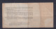 GREAT BRITAIN - 1957 (George VI) 8 Shillings And 2 Pence Postal Order - Cheques & Traveler's Cheques