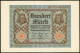 Deutsches Reich 100 Mark 1. Nov. 1920 Rote Kenn Nr.23832519(8stellig) ähnlich Zu KM#69 A, I/II - 100 Mark