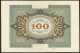 Deutsches Reich 100 Mark 1. Nov. 1920 Rote Kenn Nr.23832519(8stellig) ähnlich Zu KM#69 A, I/II - 100 Mark