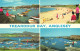 ANGLESEY, TREARDDUR BAY, MULTIPLE VIEWS, BEACH, BOATS, PORT, ARCHITECTURE, WALES, UNITED KINGDOM, POSTCARD - Anglesey