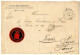 LUXEMBOURG - LETTRE EN FRANCHISE DES POSTES DE LUXEMBOURG POUR PARIS, 1895 - 1895 Adolphe Rechterzijde