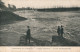 HAMME  OVERSTROOMING VAN 12 MAART 1906    EEN DER SCHELDEDIJKBREUKEN      -  2 SCANS - Hamme