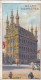 13 Town Hall, Louvain   - Gems Of Belgian Architecture 1915 -  Wills Cigarette Card - Original  - Antique - 3x7cms - Wills