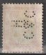 HONG KONG (CHINA) - 1903 - YVERT N°71 PERFIN !! (*) NEUF SANS GOMME FILIGRANE CA  - COTE = 60 EUR - Unused Stamps