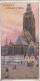 17 St Walburga, Oudenarde   - Gems Of Belgian Architecture 1915 -  Wills Cigarette Card - Original  - Antique - 3x7cms - Wills
