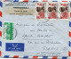 CONGO BELGE LETTRE PAR AVION DEPART LUBUMBASHI 23-5-67 POUR LA FRANCE - Covers & Documents