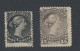 2x Canada Large Queen Stamps; #21-1/2c #30-15c Both MNG Guide Value = $100.00 - Unused Stamps