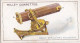 229 Early Reflecting Telescope  - Famous Inventions 1915 -  Wills Cigarette Card -   - Antique - 3x7cms - Wills