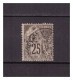 GUYANE  . N °  23  D   .  25   C . SANS POINT  APRES  GUYANE .   OBLITERE    .  SUPERBE . - Used Stamps