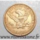 ÉTATS UNIS - KM 101 - 5 DOLLARS 1899 - Philadelphie - LIBERTY - OR - TTB - 5$ - Half Eagles - 1866-1908: Coronet Head (Testa Coronata)