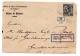 MONACO -- MONTE CARLO -- Découpe D'Enveloppe  Cercle Des Etrangers -- Timbre 25 C. Bleu Prince Albert 1er - Gebraucht