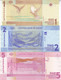 SUDAN 1 2 5 10 20 50 POUNDS 2006 P-64 65 66 67 68 69 EF/XF CRISP SET - Sudan