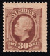 Suecia, 1891-1913 Y&T. 47, 30 C. Marrón, MH. - Neufs