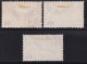 Suiza, 1929-37 Y&T. 13 / 15, [Papel Ordinario.] - Oblitérés