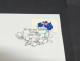 26-1-2024 (2  X 22) Australia National Day (Australia Day) With Australia Map + Flag Stamp 26-1-24 (TODAY) - Cartas & Documentos