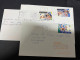 26-1-2024 (2 X 24) Australia (9 Covers) With Australia Centenary Of AFL Stamps (Australian Football) - Lettres & Documents