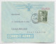 PORTUGAL 3$50 SOLO LETTRE COVER AVION AEREO CTT RESTAURADORE LISBOA TO FRANCE - Lettres & Documents