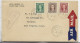 CANADA 1C+2C+3C LETTRE COVER AIR MAIL OTTAWA AP 1 1937 TO USA ETATS UNIS FDC KING GEORGE VI - Covers & Documents