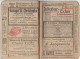 INDICATEUR ECLAIR - ALSACE - LORRAINE - LUXEMBOURG / 1920 LIGNES & TARIF DES BILLETS DE TRAIN - PUBLICITES (ref 5754) - Europe