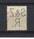 PAYS-BAS - Y&T N° 51° - Perfin - Perforé - Wilhelmine - Gezähnt (perforiert)