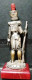Statuetta In Argento E Smalto - Soldatino Formato H 11,5 Cm X Largh. Base 4 Cm. Largh. 2° Base Soldato 3 Cm.fronte Retro - Personajes
