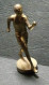 Statuetta In Bronzo - " Il Maratoneta "  Formato H 5 Cm X Largh. Base 2 Cm. Fronte Retro - Personnages