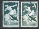26156 FRANCE  PA16g**(Cérès) 40F Sagittaire : Papier Teinté Verdâtre + Normal  1946  TB - Unused Stamps
