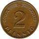 Germany - 1969 - KM 106a - 2 Pfennig - Mintmark "J" - Hamburg - VF+ - 2 Pfennig