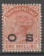 TRINIDAD - 1894  - OFFICIAL YVERT N° 6 * MLH - COTE 2020 = 85 EUR - Trinité & Tobago (...-1961)