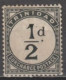 TRINIDAD - 1885 - TAXE YVERT N° 1 * MLH FILIGRANE CA - COTE 2020 = 30 EUR - Trinité & Tobago (...-1961)