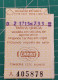 PORTUGAL BUS TICKET CARRIS - Europe