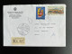 SAN MARINO 1989 REGISTERED LETTER SAN MARINO TO BRUSSELS 23-05-1989 - Covers & Documents