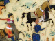 Delcampe - Ancienne Peinture Miniature Perse Iran Jeu Équestre Polo Sport Cheval Chevaux - Arte Orientale