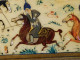 Delcampe - Ancienne Peinture Miniature Perse Iran Jeu Équestre Polo Sport Cheval Chevaux - Arte Orientale