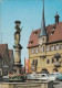 D-76467 Bietigheim - Marktbrunnen Und Rathaus - Cars - Opel Kadett A - Nice Stamp - Bietigheim-Bissingen
