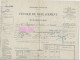 Feuille De Deplacement   Militaires Isolés (35 Cm X 27 Cm) 37 Regt D Aviation Centre De Fès /casablanca 1934 Bordeaux - Documents