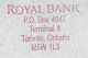 Canada 1991 Cover Fragment Meter Stamp Pitney Bowes Slogan Royal Bank From Toronto - Storia Postale