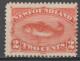 CANADA NEWFOUNDLAND - 1887 - YVERT N°41 * MLH - COTE = 20 EUR. - 1865-1902